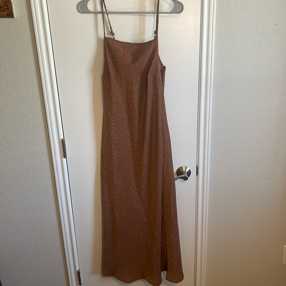 Jessica Simpson Leopard Print Maxi Dress - Size: M